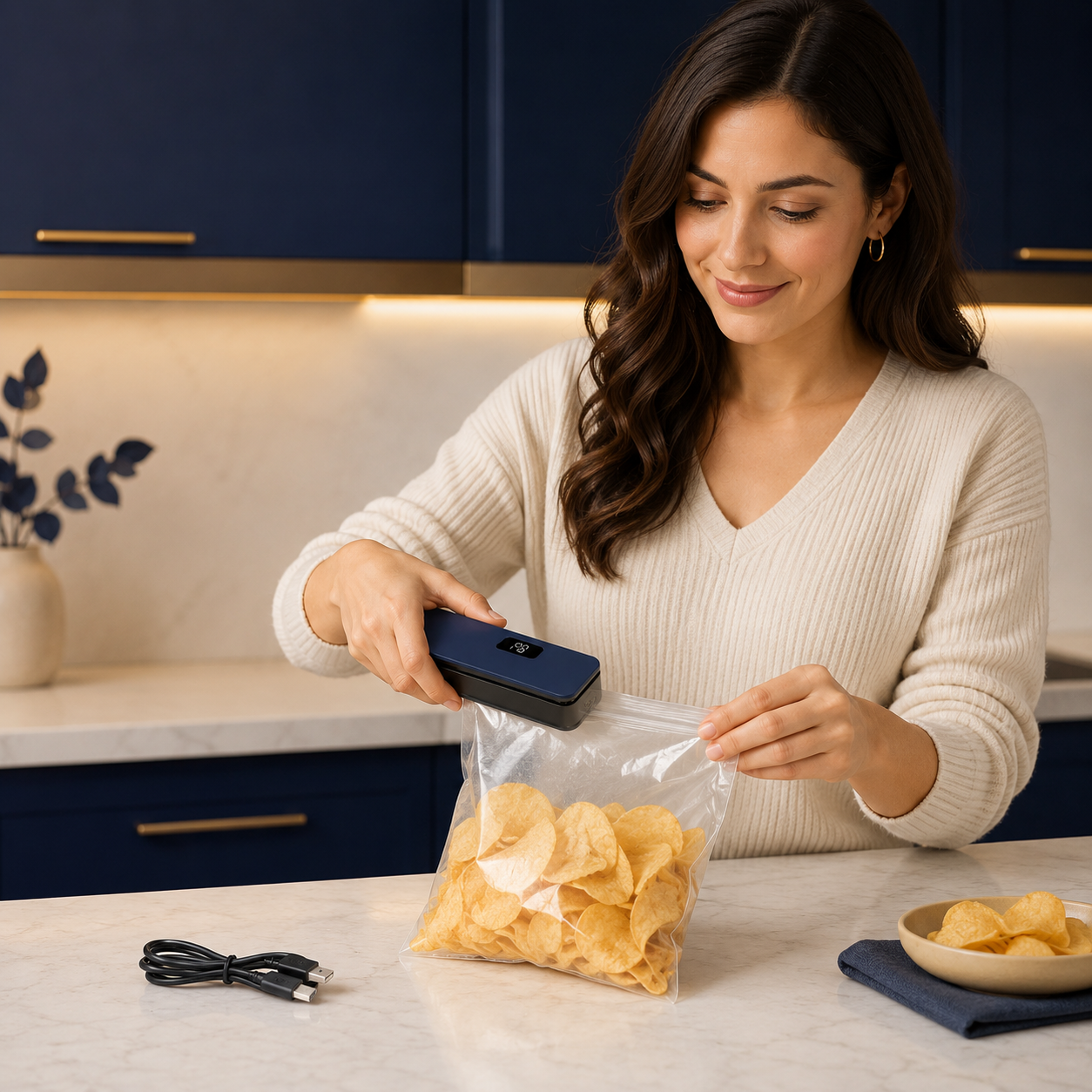 Pengenalan Plastic Beg Sealer Rechargeable